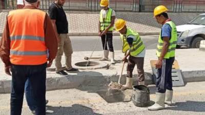 المهندس محمود مراد: تكثف أعمال النظافة والصيانة بالعبور الجديدة 