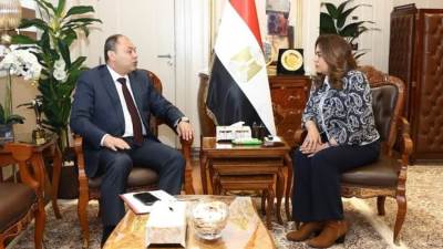 مشروعات تنمية الصعيد على مائدة وزيرة التنمية المحلية