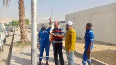  المهندسة أسماء مخلوف: تنفيذ خطة متكاملة لتطوير شبكات الإنارة العامة بالسويس الجديدة