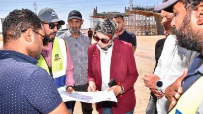 رئيس جهاز مدينة السويس الجديدة تتفقد أعمال تنفيذ مشروع كوبري الربط الاستراتيجي