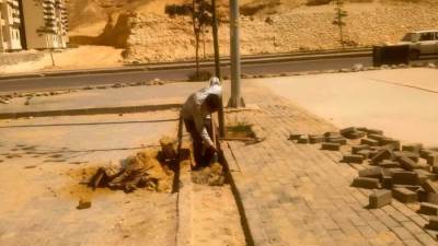 جهاز 15مايو: استمرار تنفيذ شبكات الكهرباء بمنطقة 28 عمارة 