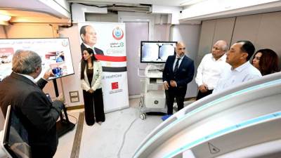 رئيس الوزراء يتفقد الوحدة المتنقلة للتدخلات القلبية والسكتات الدماغية بمستشفى مطروح