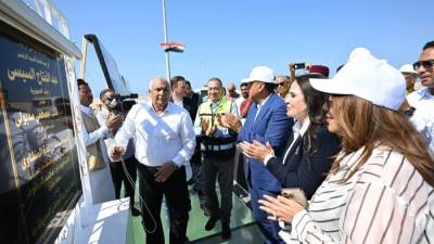 رئيس الوزراء يفتتح كوبري روميل بعد تطويره