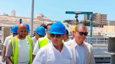 وزيرة الإسكان تتابع الموقف التنفيذي لمشروع الصرف الصحي لمنطقة أبو تلات بالإسكندرية