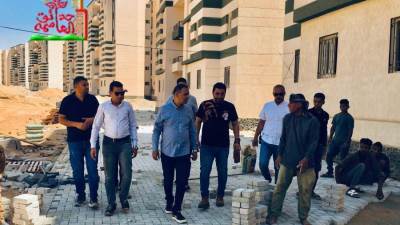 نائب رئيس الهيئة لقطاع التنمية والإنشاءات يتفقد مشروعات الإسكان بحدائق العاصمة
