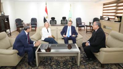 وزير الزراعة يتابع مع "الوكالة الإيطالية" مستجدات مشروع "EU-KAFI"