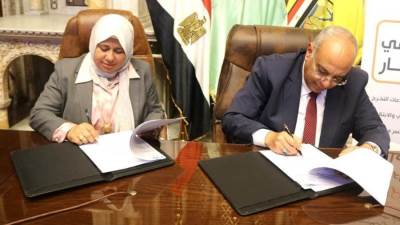 بحوث الصحراء ومصر الخير يوقعان مشروعين بحثيين لمعالجة المياه بسيناء