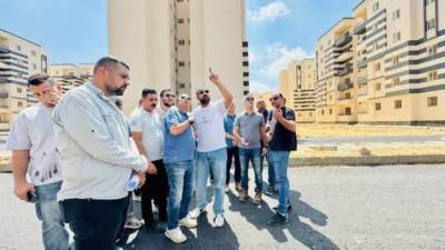 مساعد نائب رئيس الهيئة يتابع تنفيذ مشروعات «سكن لكل المصريين» بالعبور الجديدة