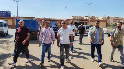 المهندس السيد أمين يقود حملة مكبرة لإزالة الإشغالات بمدينة بدر