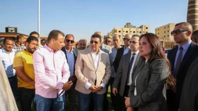 وزيرة الإسكان تتفقد أعمال التنمية بمنطقة «بيت الوطن» بمدينة القاهرة الجديدة