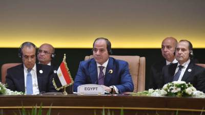 "السيسي" يؤكد على موقف مصر الثابت لاحترام سيادة الدول