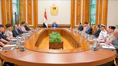 مجلس الدفاع الوطني برئاسة "السيسي" يوافق على دعم السعودية