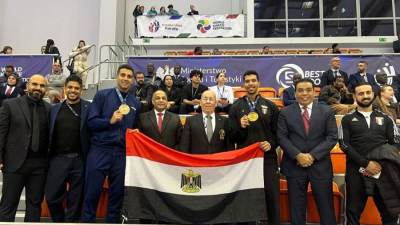 مصر تفوز بالمركز الأول عالميًا في الكوميتيه للكاراتيه 