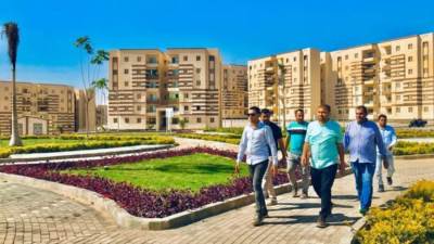 المهندس أحمد  العربي خطة تطوير شاملة للمسطحات الخضراء بحدائق العاصمة