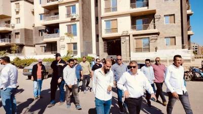 المهندس ياسر عبدالحليم يتفقد مستوى الخدمات بمدينة حدائق أكتوبر