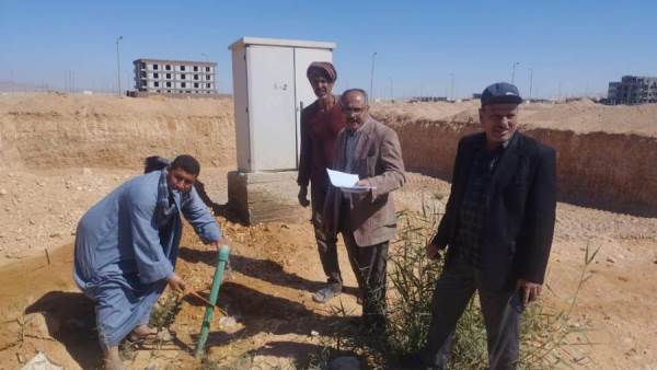 جهاز أسيوط الجديدة ينفذ حملة لضبط مخالفات وصلات المياه الخلسة 