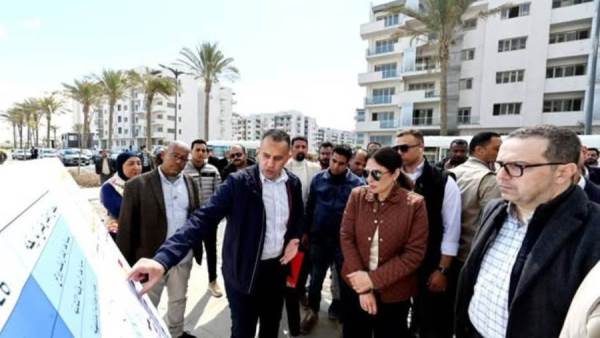 وزيرة الإسكان تتفقد 7999 وحدة سكنية بكومباند مزارين بالعلمين