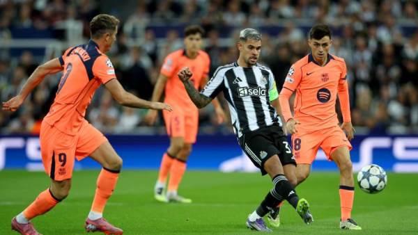 موعد مباراة برشلونة ونيوكاسل في دوري أبطال أوروبا