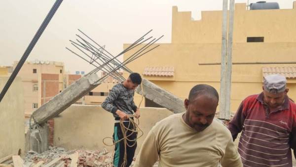 المهندس محمد زكريا: لاتهاون مع المخالفين والإزالة الفورية مستمرة بالشروق