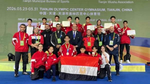 مصر تحصد 10 ميداليات في بطولة العالم للووشو كونغ فو بالصين
