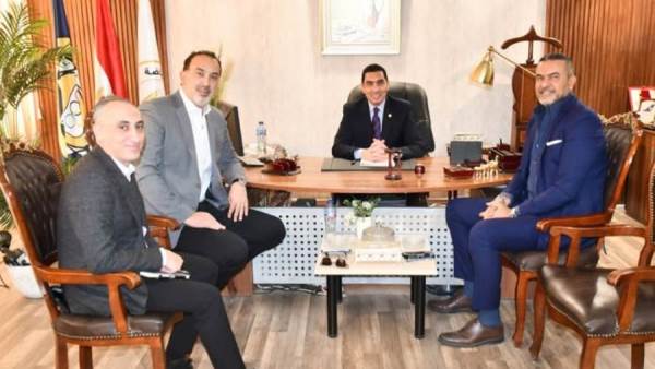 وزير الرياضة يستقبل مدير مكتب NBA ونائب رئيس الرابطة بأفريقيا لاكتشاف الموهوبين