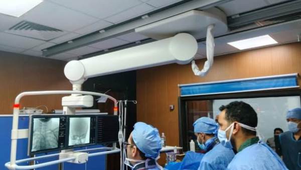 الرعاية الصحية: نجاح أول حالة سحب جلطة حادة بالمخ بمستشفى طيبة التخصصي