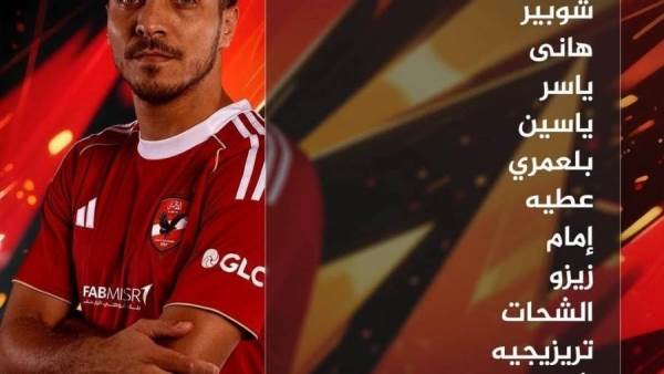 محمد شريف يقود هجوم الأهلي أمام سموحة في الدوري الممتاز