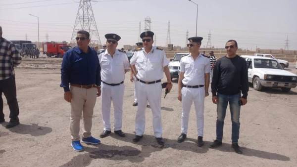 جهاز بني سويف الجديده يقود حمله مكبره لازالة التعديات بالامتداد الشمالى للمدينة