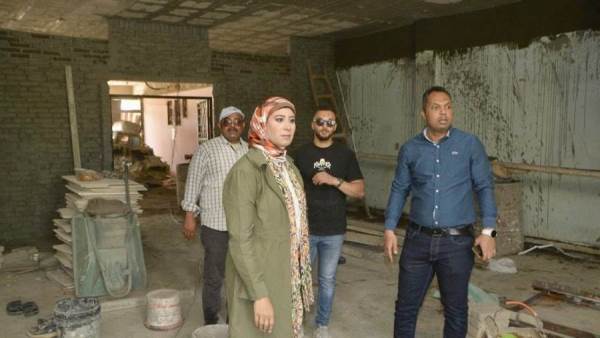  المهندسة أسماء مخلوف تتفقد المنطقة الحرة والمشروعات الحيوية بالسويس الجديدة