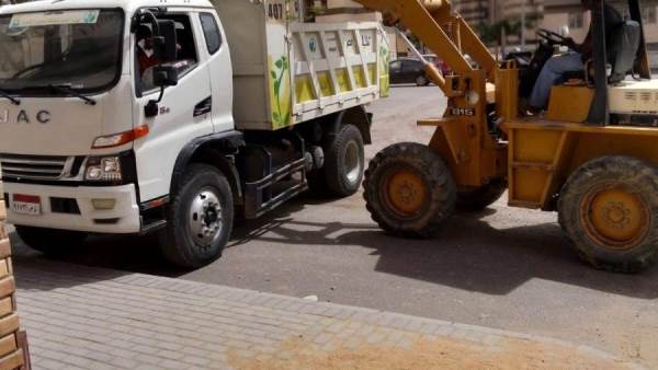 جهاز مدينة حدائق أكتوبر يكثف حملات النظافة بـ«فالي تاورز»