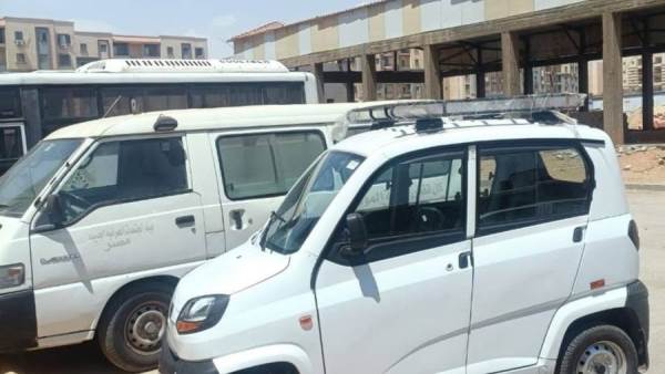 جهاز مدينة حدائق العاصمة يطارد السيارة الكيوت