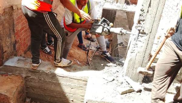 المهندس ياسر عبدالحليم: إزالة 5 مخالفات بنائية بحدائق أكتوبر 