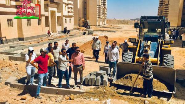 المهندس أحمدعرابي يتابع ميدانيًا أعمال الطرق والمرافق بـ 52 عمارة بحدائق العاصمة