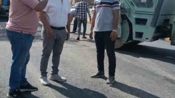  المهندس أحمد عبدالجابر: يتفقد مشروعات تطوير الطرق ببنى سويف الجديده 