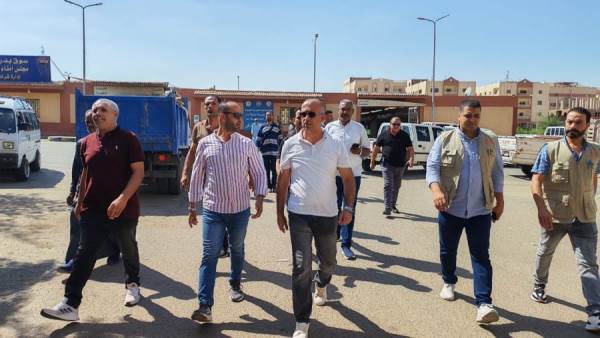 المهندس السيد أمين يقود حملة مكبرة لإزالة الإشغالات بمدينة بدر