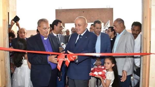 افتتاح الكنيسة الإنجيلية بمدينة طيبة الجديدة