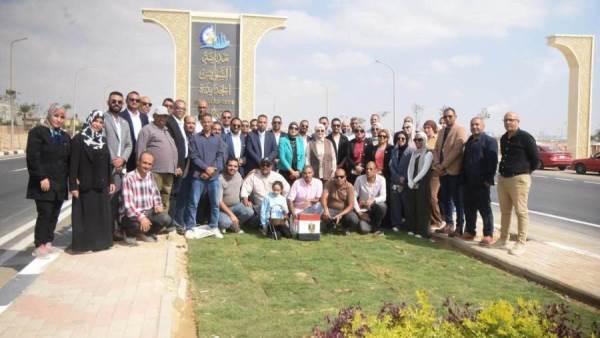 جهاز السويس الجديدة يشارك أهالي المدينة الاحتفال بالعيد القومي الـ53 للمحافظة